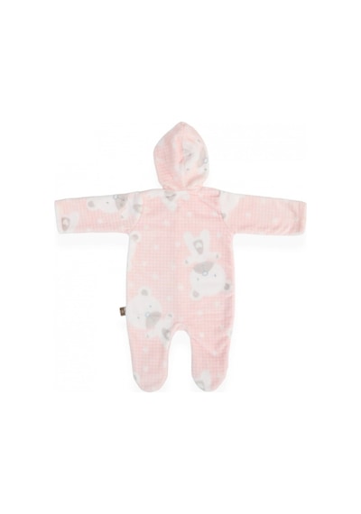 Bebitof 70324 Ayıcık Desenli Welsoft Bebek Tulumu