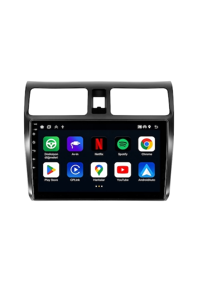 Suzuki Swift Android Multimedya 2006-2011 Carplay Android Auto Navigasyon Kameralı 4gb Ram 32gb 10"