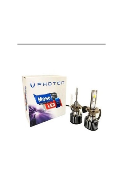 Ahmet Otomotiv Photon Mono H7 +3 Plus Yeni Nesil Led Xenon Far Ampulu Takımı 12-24 Volt
