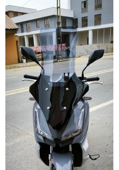 Motocam Arora Max T Easy 125 Ön Cam 2022-2026 Model 78cm Füme Renkli 4mm Uzun