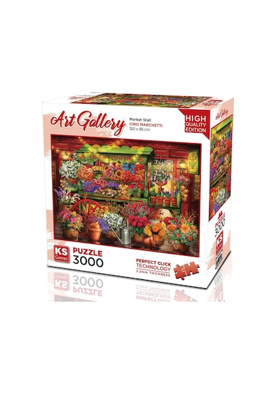 Ks Games 3000 Parça Çiçekçi Dükkanı Puzzle - Ciro Marchetti