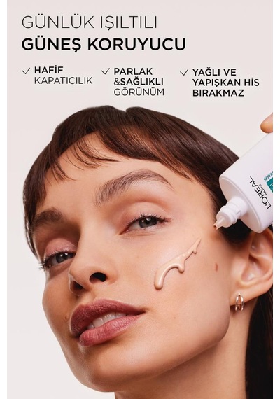 Bright Reveal Renkli Fluid Yüz Güneş Kremi & Koyu Leke Karşıtı Serum Niasinamid Serum pktlrlrenkgunesleum-10570