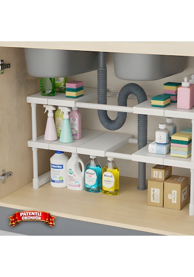 Ayarlanabilir Genişletebilir Modüler Çift Katlı Dolap İçi Düzenleyici Raf Çok Amaçlı Raf Plastik beyaz Ayarlanabilir Genişletebilir Modüler Çift Katlı Dolap İçi Düzenleyici Raf Çok Amaçlı Raf Plastik beyaz