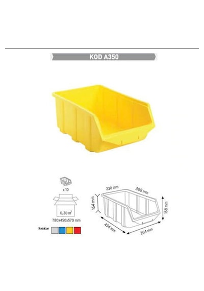 Sembol Plastik Avadanlık A 350 Gri (10 Adet)