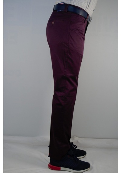 Bomonti Erkek Bordo Likralı Pantolon Bordo
