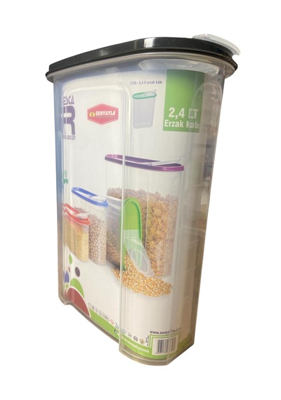 Saklama Kabı.2.4litre .siyah