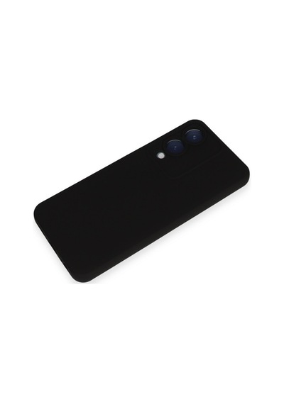 Vivo Y17s Uyumlu Kılıf Nano İçi Kadife Silikon - Siyah