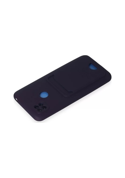 Newface Xiaomi Redmi 9c Kılıf Kelvin Kartvizitli Silikon - Derin Mor