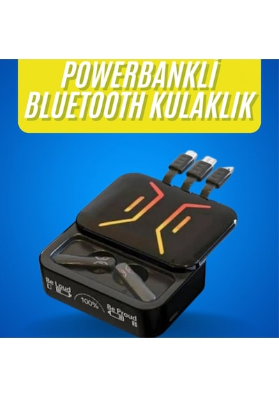 Gaming Bluetooth Kulaklık Dahili Powerbank Kablolu Düşük Gecikmeli Bluetooth 5.2 00