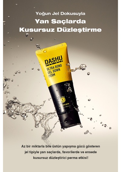 Ultra Güçlü Hızlı & Uzun Süre Etkili Düzleştirici Jel Dashu For Men Premium Ultra Bond Gel Down Perm