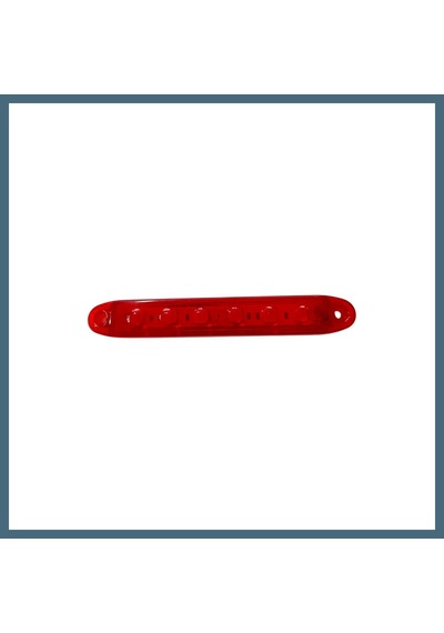 Bezos Kırmızı Parmak Led Dorse Lamba 6 Ledli 13.5 Cm 12-24v Agc Standart