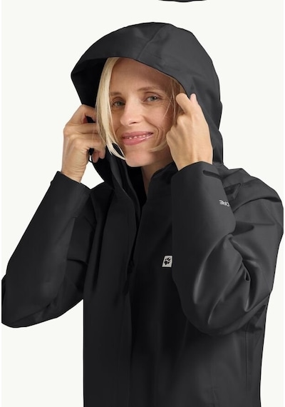 Jack Wolfskin Jack Wolfskın Traıltıme 2l Jkt W Kadın Black Outdoor Ceketi A63902-6000 Siyah