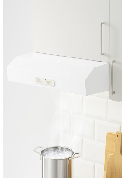 Ikea Beyaz Kullanışlı Mutfak Dolabı 220x61x220 Cm