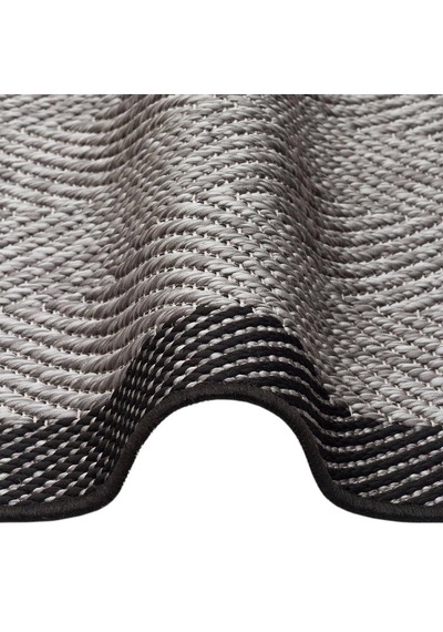 Eko Halı Mono Mno 02 Dark Grey Kaymaz Tabanlı Kilim