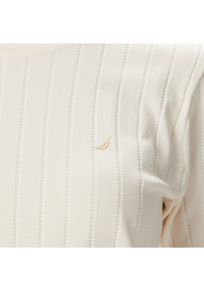 Nautica Kadın Krem Slim Fit Trikodüz65s113t