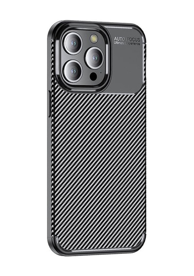 Zore İphone 15 Pro Max Uyumlu Ogaa Negro Silikon Kılıf-siyah