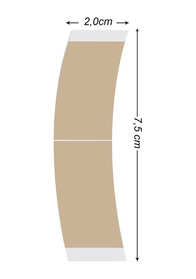 Protez Saç Bandı Natural Hold ''C'' (2 CM x 7.5 CM) 36 Adet