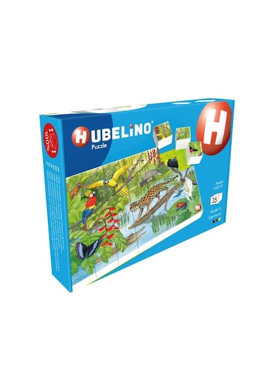 Hubelino 35 Parça Puzzle Tropikal Yağmur Ormanında Vahşi Yaşam 410177