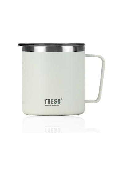 Tyeso Silviya Mug Vakumlu Paslanmaz Çift Duvarlı Termal Kapaklı 400ml Renkli