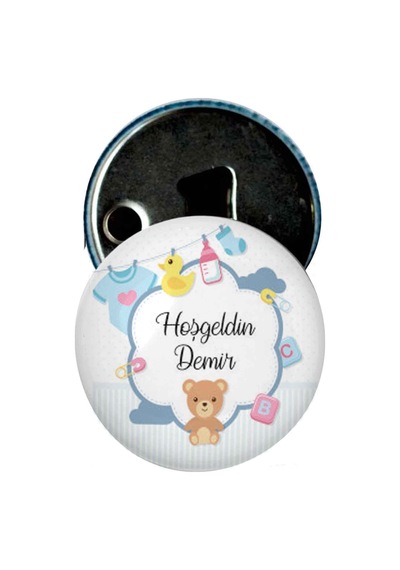 Famous Bebek Şekeri Magnet Bebek Mevlüt Hediyelik Isimli Kapak Açacak  (434856127)