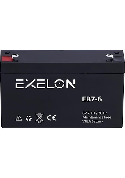 Exelon 6v 7 Ah Akü Kuru Tip 151 35 99 1,12 Kg Vrla Battery