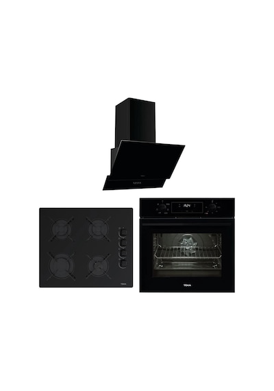 Teka HAK 625 BK - GBE 64002 BK - ATV 60.3 BK Siyah Ankastre Set