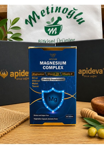 Apicure Magnezyum Kompleks 60 Tablet
