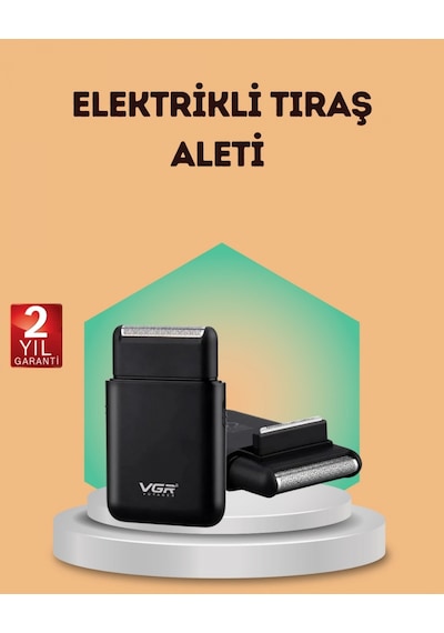 Çift Başlıklı Elektrikli Tıraş Makinesi Suya Dayanıklı, Hafif Ve Ergonomik