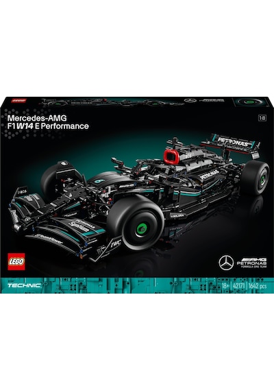 LEGO® Technic Mercedes-AMG F1 W14 E Performance 42171 - Yetişkinler için Koleksiyonluk Yaratıcı Model Yapım Seti (1643 Pr)