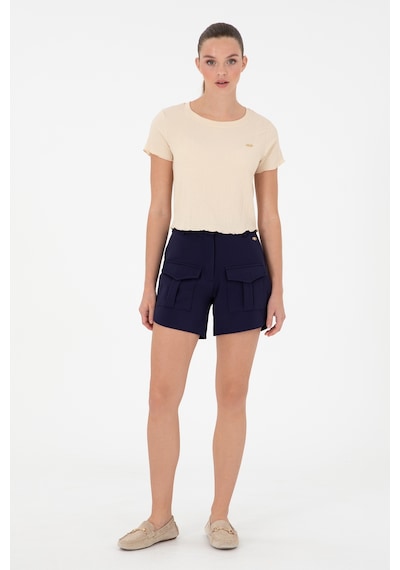 U.s. Polo Assn. Kadın Lacivert Şort Örme 50281899-vr033 Lacivert