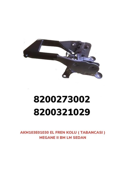 El Fren Kolu Tabancası Megane Iı Bm-lm Sedan 1