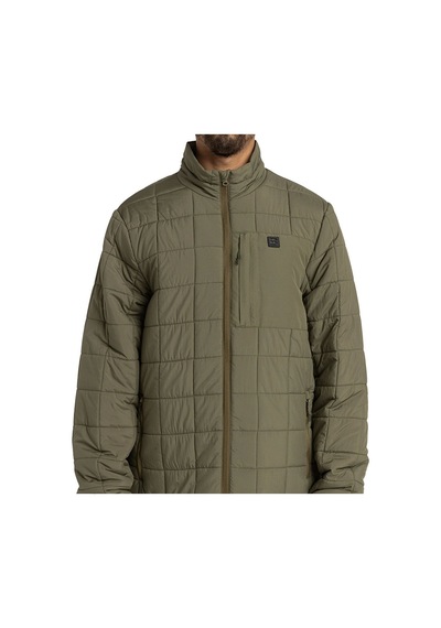 Billabong Journey Mock Neck Erkek Haki Ceket Kahverengi
