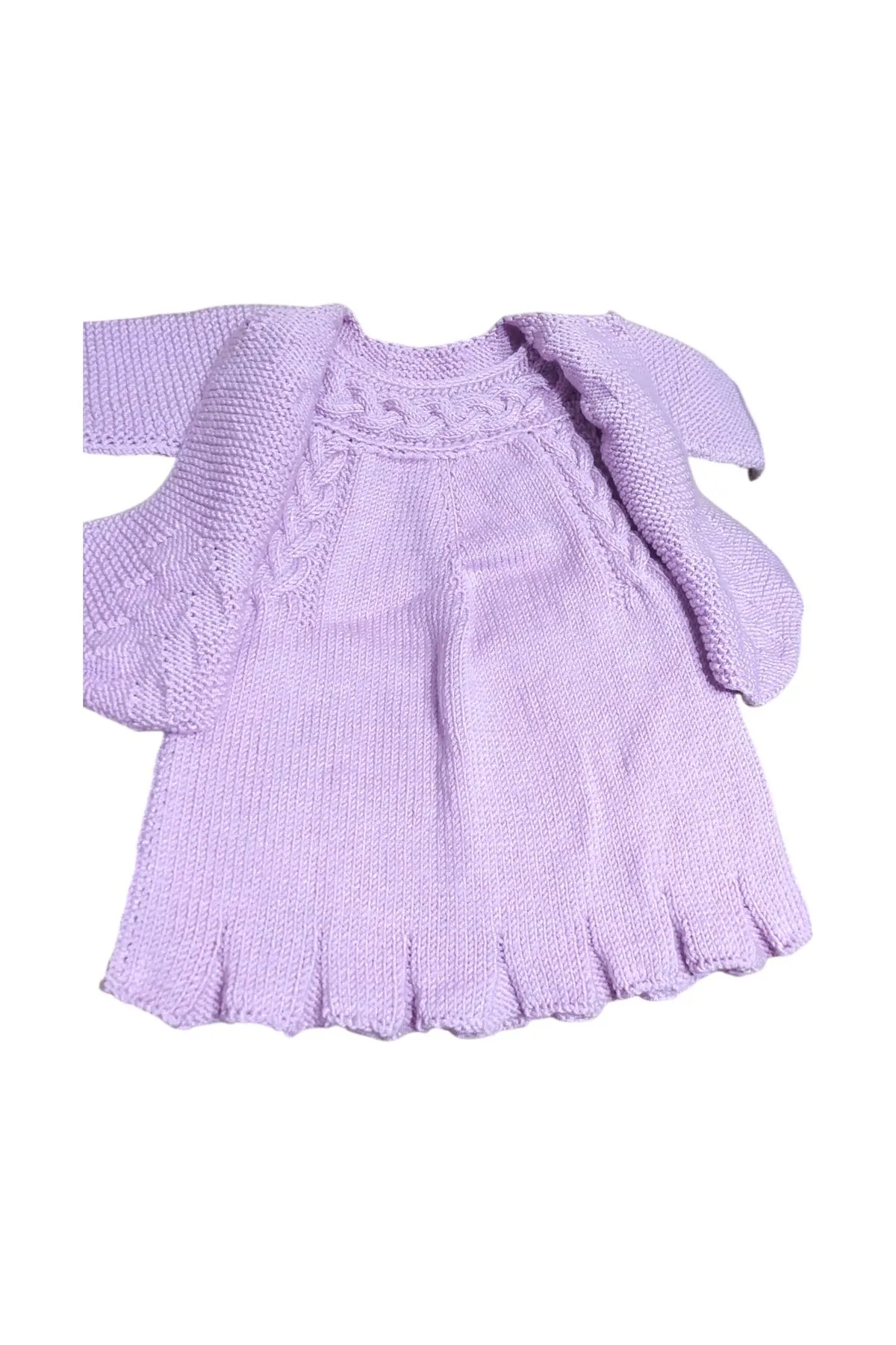 Örme Çocuk Takımı Pembe