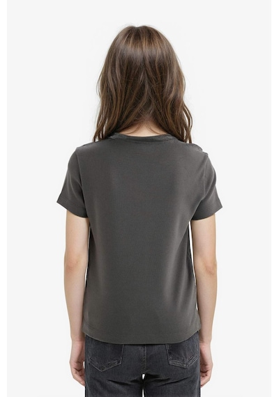 DeFacto Kız Çocuk Slim Fit Dar Kesim Bisiklet Yaka Ribana Kısa Kollu Tişört E0366A825SMAR211 Antrasit DeFacto Kız Çocuk Slim Fit Dar Kesim Bisiklet Yaka Ribana Kısa Kollu Tişört E0366A825SMAR211 Antrasit