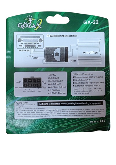 Göza-x Gx-22 Tek Anfi Deck Çevirici Dönüştürücü Profesyonel 5 V Ç