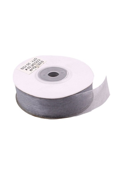 Gümüş Renkli Organze Kurdele 20 MM.