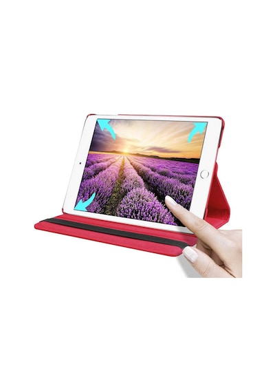 Lexroo İpad 10.2 2021 9.nesil Dönebilen Standlı Kılıf - Lacivert