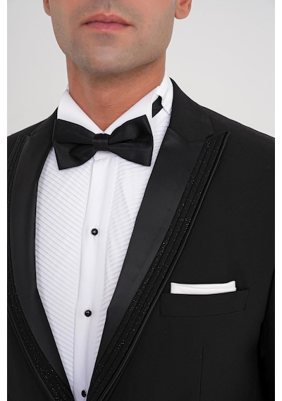 Efor Black 084 Takım Slim Siyah Siyah