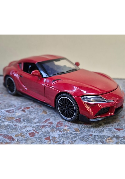 Diecast,metal Oyuncak Araba Toyota Supra 2023 10 Cm Çek Bırak Mod