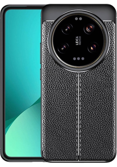 Xiaomi Mi 14 Ultra Kılıf Deri Tarzı Niss Silikon Case Kapak