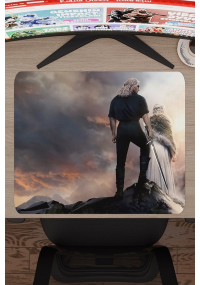 The Witcher V4 48x40 Xl Gaming Kauçuk Kaymaz Taban Mouse Pad Fare Altlığı