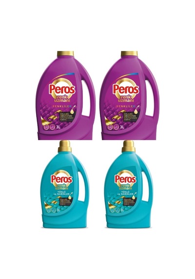 Peros Renk Uzmanı Yünlü Ve Narinler Kolejan Serum Etkisi Ile Kumaş Koruma & Bakım 4 X 3 Lt 3 L