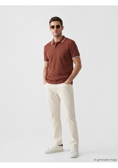 Lcwaıkıkı Classic Bej Regular Fit Gabardin Erkek Chino Pantolon
