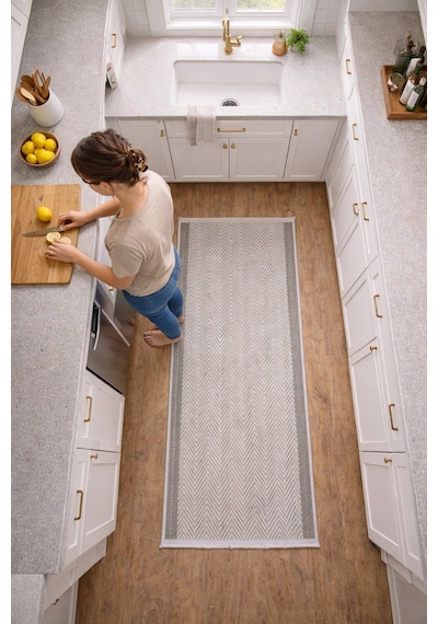 Merinos Rs Sisal 79271-070 Özel Kesme Halı Kahverengi Çok Renkli