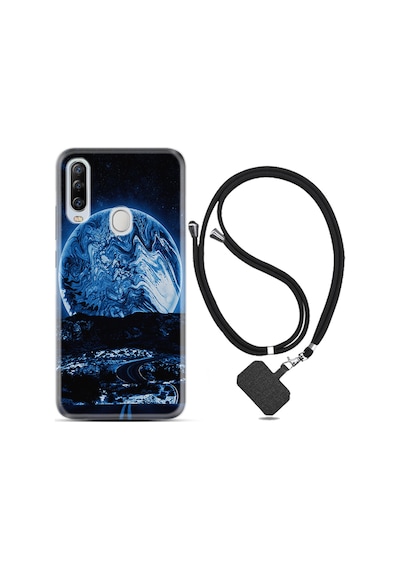 General Mobile GM20 Pro Kılıf Boyun Askılı Mavi Gece 1605