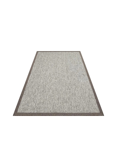 Eko Halı Ventura Vnt 2704 Grey Bordür Dark Mix Sisal Görünümlü İç Ve Dış Mekan Uyumlu Hav Vermeyen M