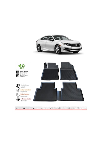 Honda Civic Fc5 2018 Model 4d Havuzlu Paspas