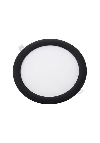 18w Siyah Kasa Yuvarlak Led Panel 4000k 2 Adet