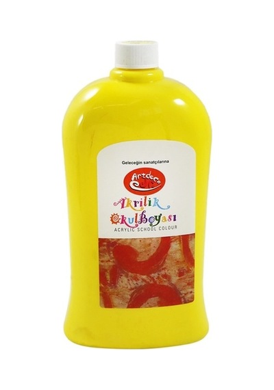 Artdeco Jr Akrilik Boya Sarı 1 Lt 120M-1601