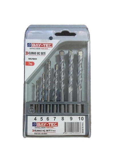 Bay-tec 7 Parça Elmas Uç Seti